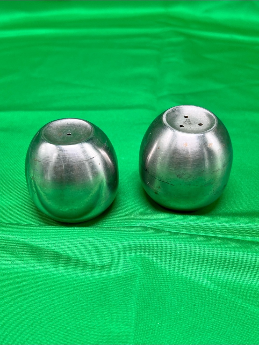 Stainless Steel Salt & Pepper Shakers - Silver - Picture 1 of 7